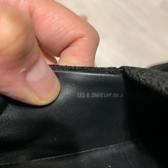 VINCE Warren Slip On Black Platform Sneakers Sz 8.5M - Picture 7 of 10